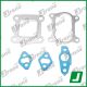 Turbocharger kit gaskets for TOYOTA | 17201-64110, 17201-17040
